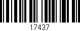Código de barras (EAN, GTIN, SKU, ISBN): '17437'