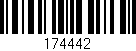 Código de barras (EAN, GTIN, SKU, ISBN): '174442'