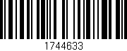 Código de barras (EAN, GTIN, SKU, ISBN): '1744633'