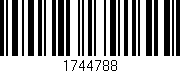 Código de barras (EAN, GTIN, SKU, ISBN): '1744788'