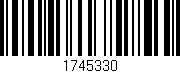 Código de barras (EAN, GTIN, SKU, ISBN): '1745330'