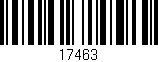 Código de barras (EAN, GTIN, SKU, ISBN): '17463'