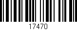Código de barras (EAN, GTIN, SKU, ISBN): '17470'