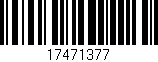 Código de barras (EAN, GTIN, SKU, ISBN): '17471377'