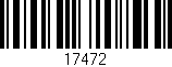 Código de barras (EAN, GTIN, SKU, ISBN): '17472'
