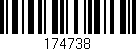 Código de barras (EAN, GTIN, SKU, ISBN): '174738'