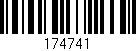 Código de barras (EAN, GTIN, SKU, ISBN): '174741'