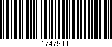 Código de barras (EAN, GTIN, SKU, ISBN): '17479.00'