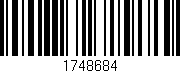 Código de barras (EAN, GTIN, SKU, ISBN): '1748684'