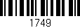 Código de barras (EAN, GTIN, SKU, ISBN): '1749'