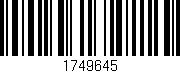 Código de barras (EAN, GTIN, SKU, ISBN): '1749645'