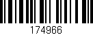 Código de barras (EAN, GTIN, SKU, ISBN): '174966'