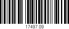 Código de barras (EAN, GTIN, SKU, ISBN): '17497.09'