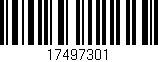 Código de barras (EAN, GTIN, SKU, ISBN): '17497301'