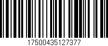 Código de barras (EAN, GTIN, SKU, ISBN): '17500435127377'