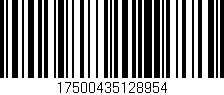 Código de barras (EAN, GTIN, SKU, ISBN): '17500435128954'