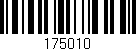 Código de barras (EAN, GTIN, SKU, ISBN): '175010'