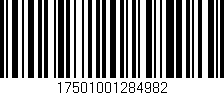 Código de barras (EAN, GTIN, SKU, ISBN): '17501001284982'