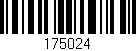 Código de barras (EAN, GTIN, SKU, ISBN): '175024'