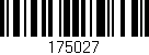 Código de barras (EAN, GTIN, SKU, ISBN): '175027'