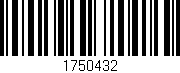 Código de barras (EAN, GTIN, SKU, ISBN): '1750432'