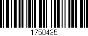 Código de barras (EAN, GTIN, SKU, ISBN): '1750435'