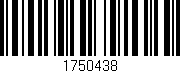 Código de barras (EAN, GTIN, SKU, ISBN): '1750438'