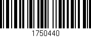 Código de barras (EAN, GTIN, SKU, ISBN): '1750440'
