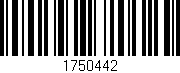Código de barras (EAN, GTIN, SKU, ISBN): '1750442'