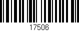 Código de barras (EAN, GTIN, SKU, ISBN): '17506'