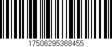 Código de barras (EAN, GTIN, SKU, ISBN): '17506295368455'