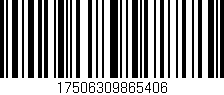 Código de barras (EAN, GTIN, SKU, ISBN): '17506309865406'