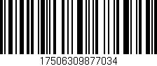 Código de barras (EAN, GTIN, SKU, ISBN): '17506309877034'