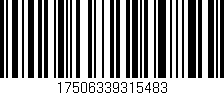 Código de barras (EAN, GTIN, SKU, ISBN): '17506339315483'