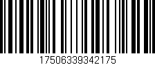 Código de barras (EAN, GTIN, SKU, ISBN): '17506339342175'