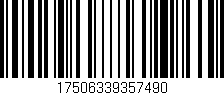 Código de barras (EAN, GTIN, SKU, ISBN): '17506339357490'