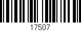 Código de barras (EAN, GTIN, SKU, ISBN): '17507'