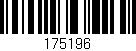 Código de barras (EAN, GTIN, SKU, ISBN): '175196'