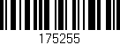 Código de barras (EAN, GTIN, SKU, ISBN): '175255'