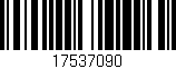 Código de barras (EAN, GTIN, SKU, ISBN): '17537090'