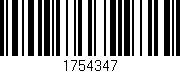 Código de barras (EAN, GTIN, SKU, ISBN): '1754347'