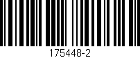 Código de barras (EAN, GTIN, SKU, ISBN): '175448-2'