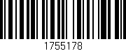 Código de barras (EAN, GTIN, SKU, ISBN): '1755178'