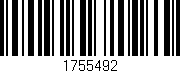 Código de barras (EAN, GTIN, SKU, ISBN): '1755492'
