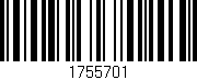 Código de barras (EAN, GTIN, SKU, ISBN): '1755701'