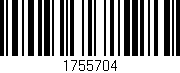 Código de barras (EAN, GTIN, SKU, ISBN): '1755704'