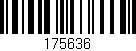 Código de barras (EAN, GTIN, SKU, ISBN): '175636'