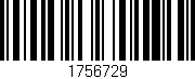 Código de barras (EAN, GTIN, SKU, ISBN): '1756729'