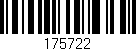 Código de barras (EAN, GTIN, SKU, ISBN): '175722'