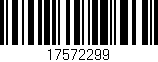 Código de barras (EAN, GTIN, SKU, ISBN): '17572299'